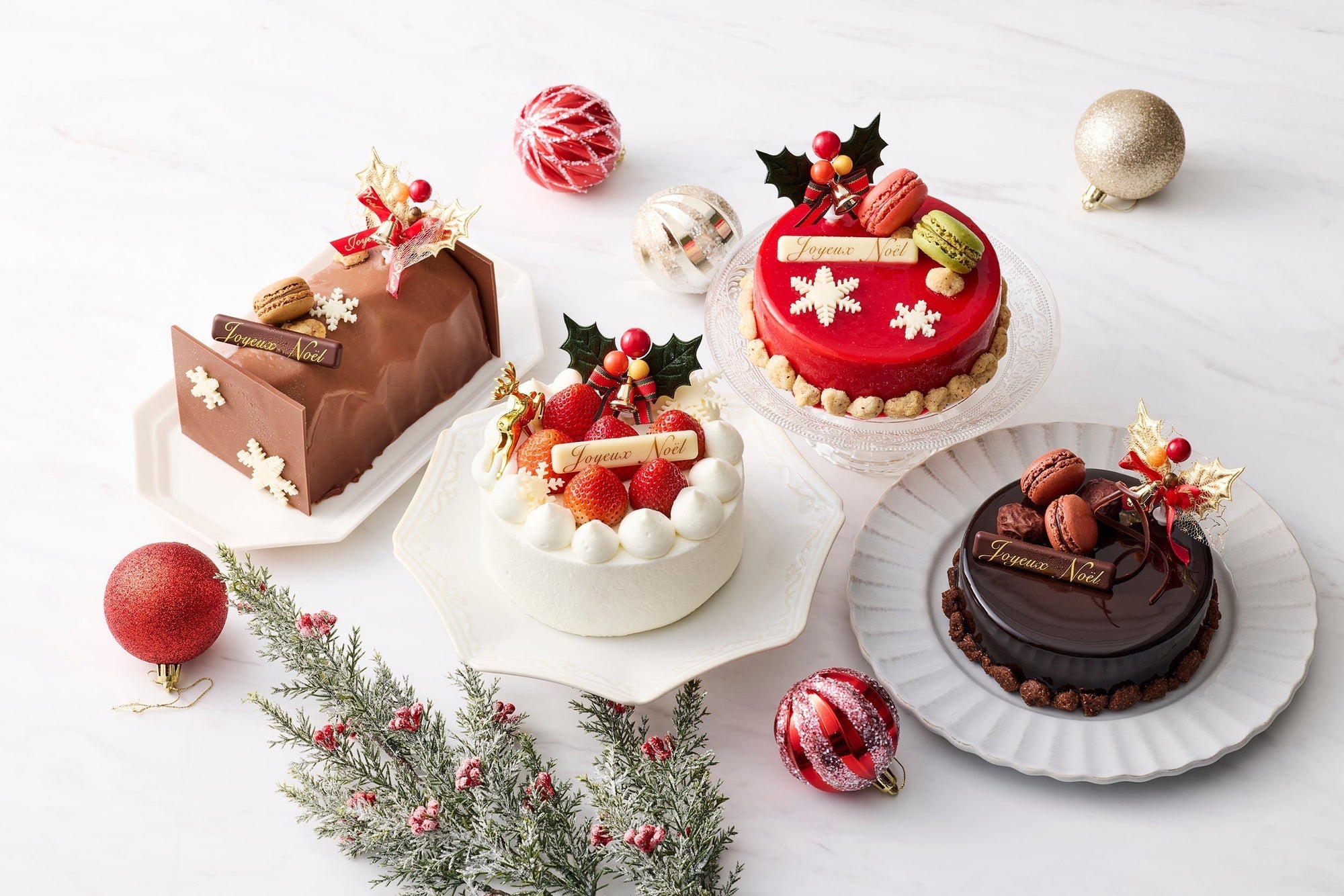 「ラ・メゾン白金グラン」が贈る、見た目も味も楽しめるクリスマスケーキ4種が10月1日より予約開始!