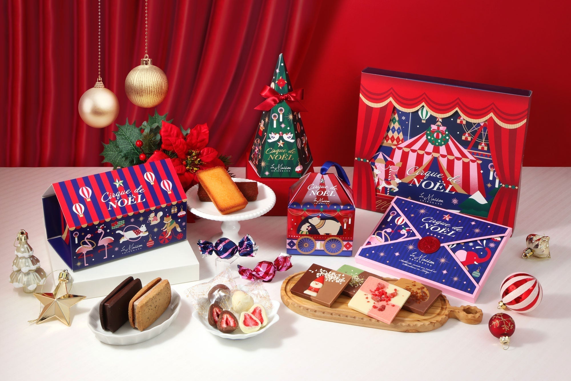 【ラ・メゾン白金】動物たちのサーカス団「シルク・ド・ノエル」がお届けする、クリスマス限定スイーツコレクション