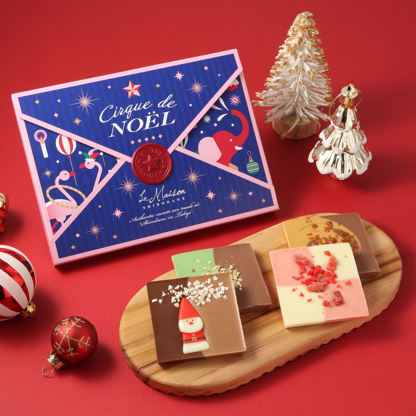 ノエルタブレット 4枚入 チョコレート ギフト クリスマス – ラ・メゾン