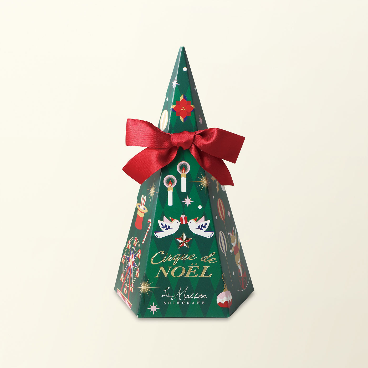 天使と薔薇　クリスマスカラー　オルゴナイト ノエルツリー 6個入 スイーツ チョコレート ギフト クリスマス – ラ