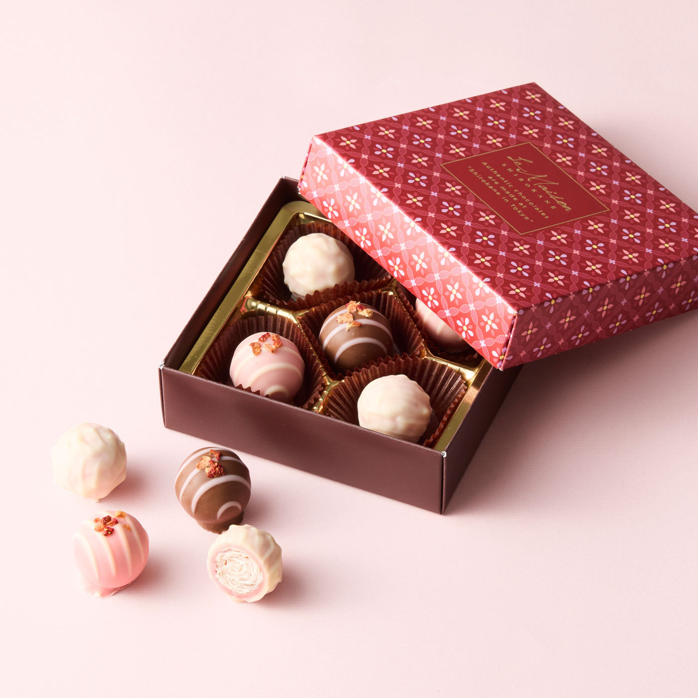 あまおう苺トリュフ 5個入 チョコレート バレンタイン プレゼント – ラ