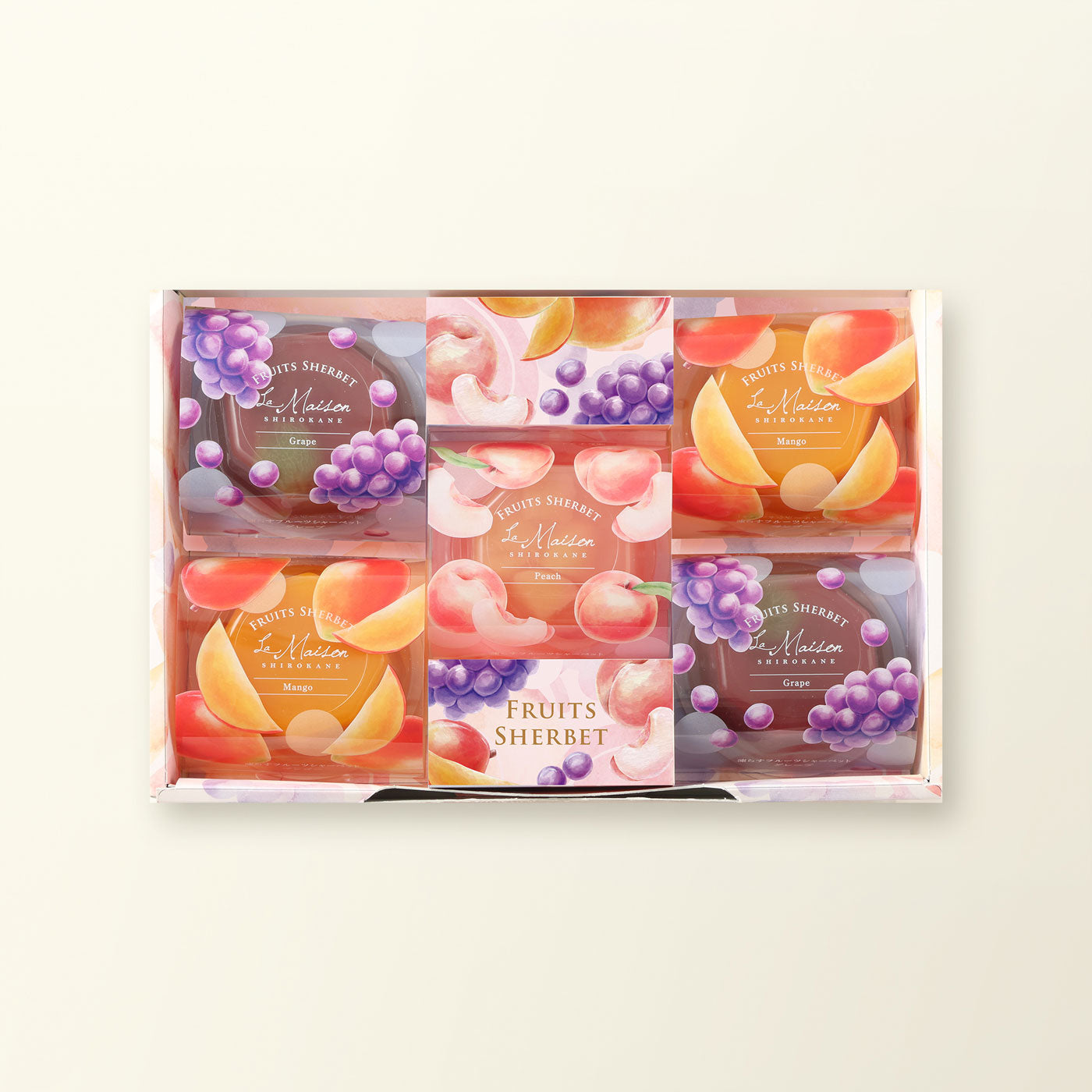 凍らすフルーツシャーベット 5個入 スイーツ 水菓子 お土産 ギフト