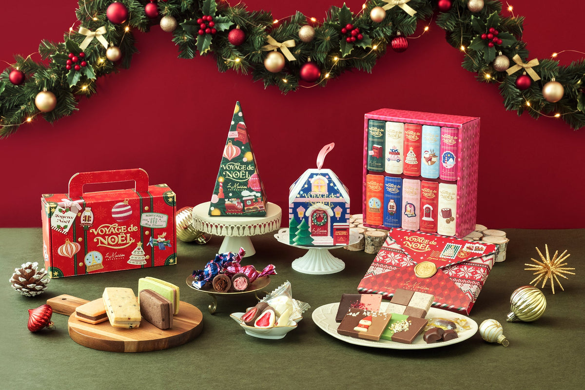 あたたかな“ニット調”で描くクリスマス！ノエルコレクション「VOYAGE de NOËL」が11月1日(日)より順次登場。1日1箱開けて楽しむ“体験型”ショコラギフト