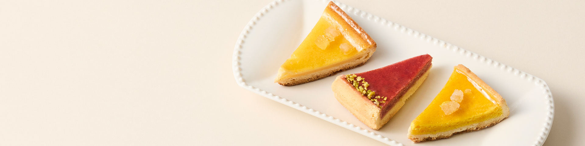 苺とレモンのタルト