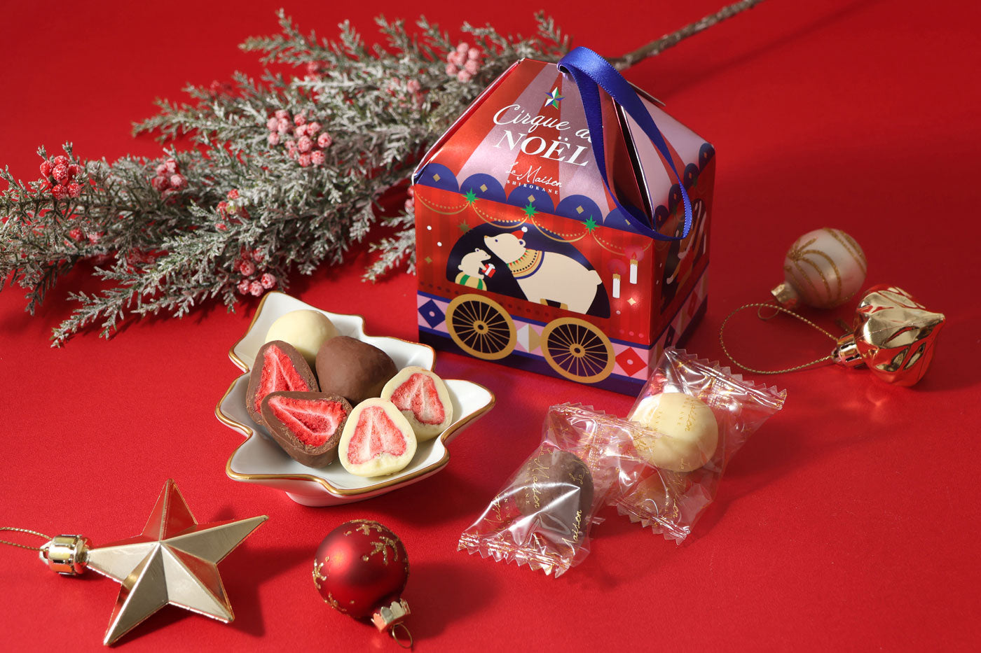 ノエルオーナメントBOX 6個入 スイーツ チョコレート ギフト