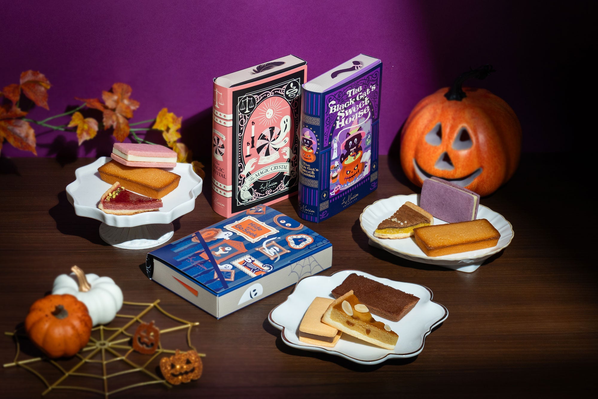 ハロウィンブック「魔法のクリスタル」 3個入 チョコレート 焼き菓子