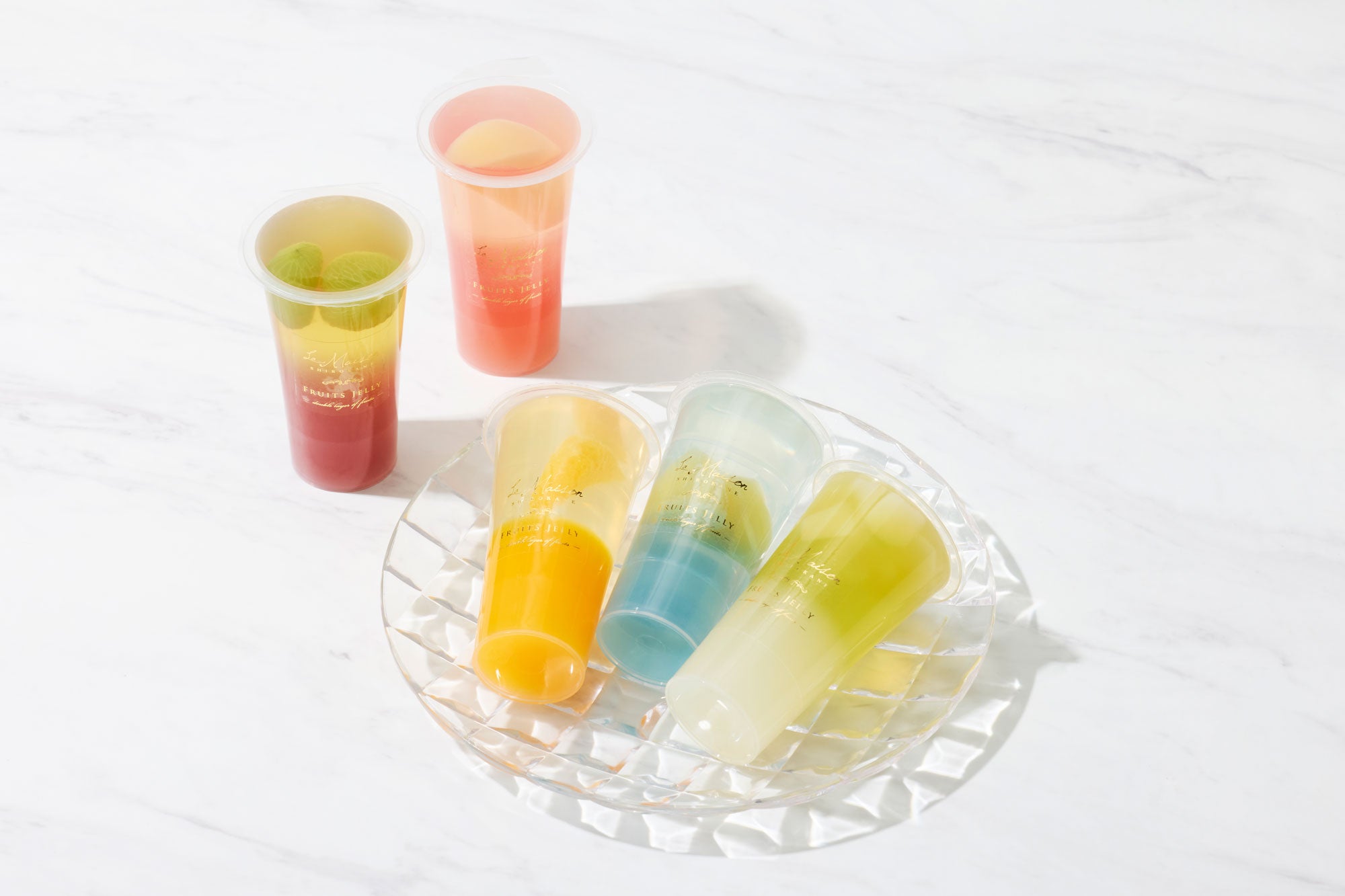 2層のフルーツゼリー 8個入 スイーツ 水菓子 お土産 ギフト – ラ
